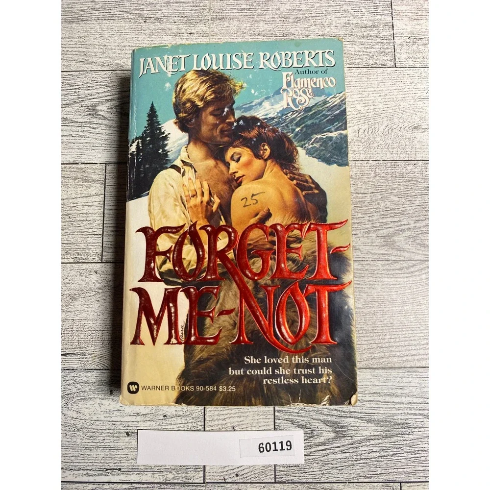 Forget Me Not Janet Louise Roberts Paperback Historical Romance Novel 1982 1st P